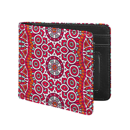 Vintage Indian Mandala Print Bifold Wallet