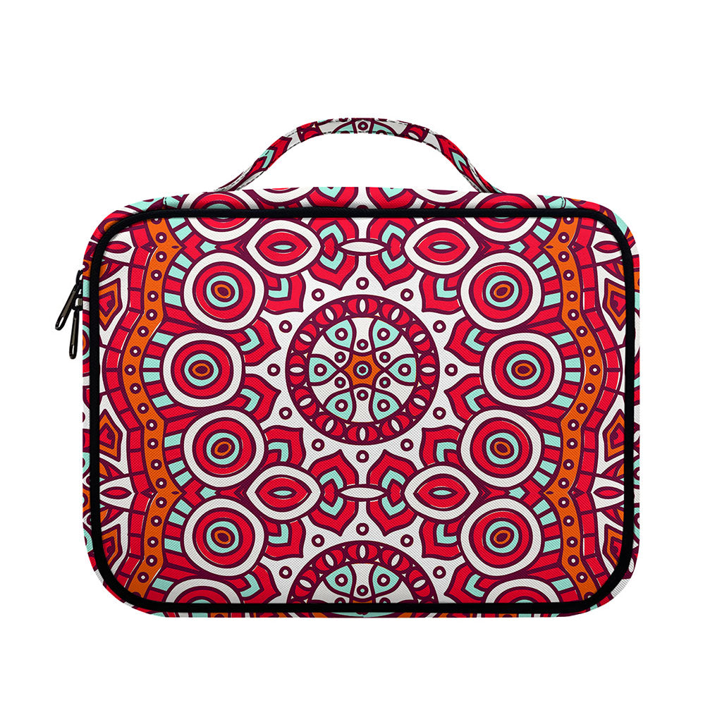 Vintage Indian Mandala Print Briefcase Bible Bag