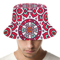 Vintage Indian Mandala Print Bucket Hat