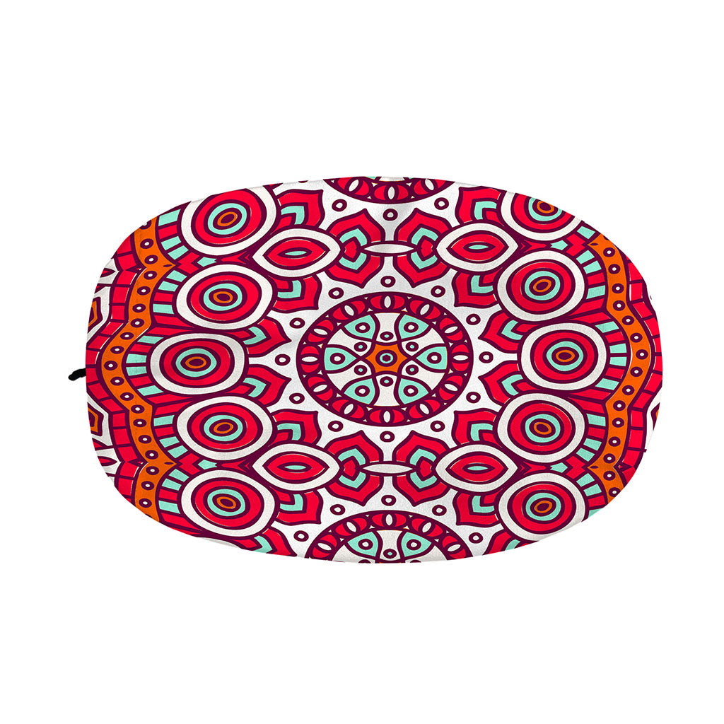 Vintage Indian Mandala Print Car Side Mirror Covers