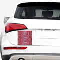 Vintage Indian Mandala Print Car Sticker