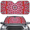Vintage Indian Mandala Print Car Windshield Sun Shade