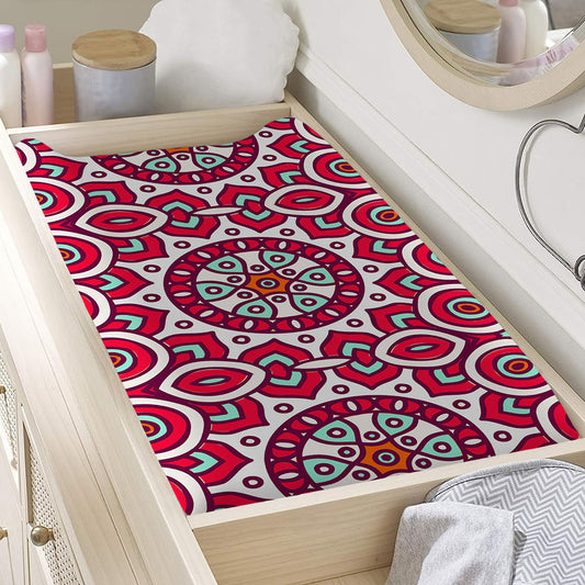 Vintage Indian Mandala Print Changing Pad Cover