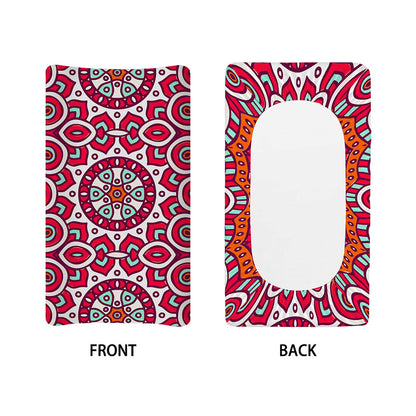 Vintage Indian Mandala Print Changing Pad Cover