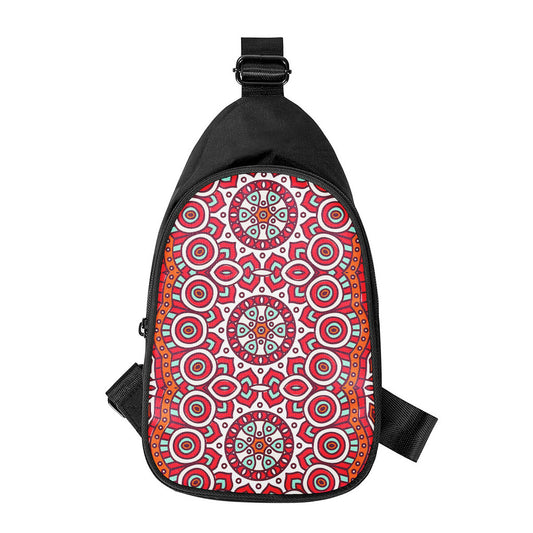 Vintage Indian Mandala Print Chest Bag