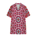 Vintage Indian Mandala Print Cotton Hawaiian Shirt