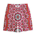 Vintage Indian Mandala Print Cotton Shorts