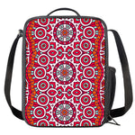 Vintage Indian Mandala Print Crossbody Lunch Bag
