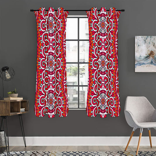 Vintage Indian Mandala Print Curtain