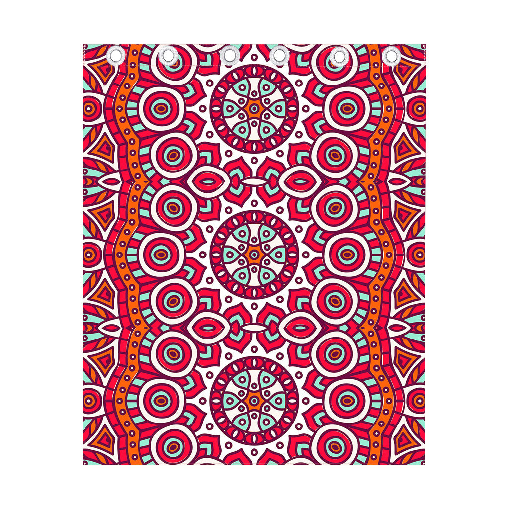 Vintage Indian Mandala Print Curtain