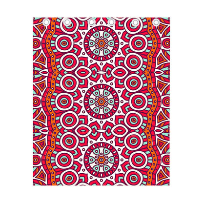 Vintage Indian Mandala Print Curtain