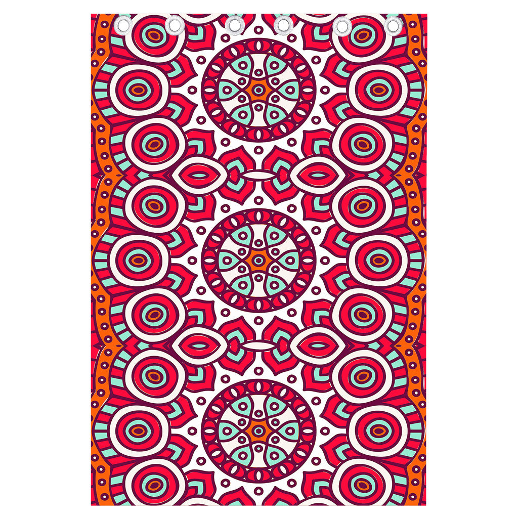 Vintage Indian Mandala Print Curtain