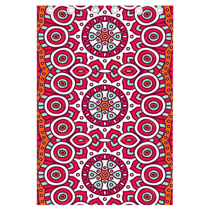 Vintage Indian Mandala Print Curtain