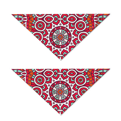 Vintage Indian Mandala Print Dog Bandana