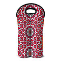 Vintage Indian Mandala Print Double Neoprene Wine Tote