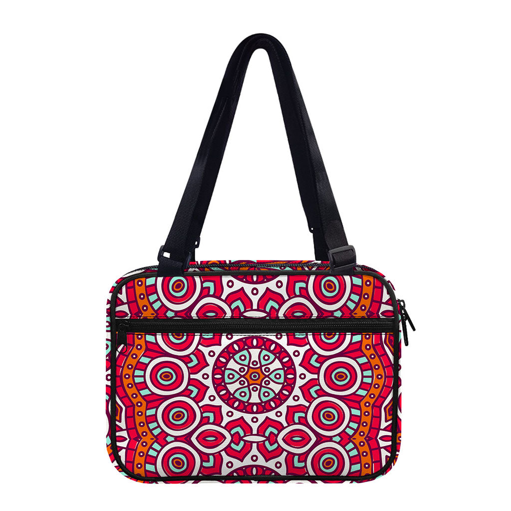 Vintage Indian Mandala Print Double Strap Bible Bag