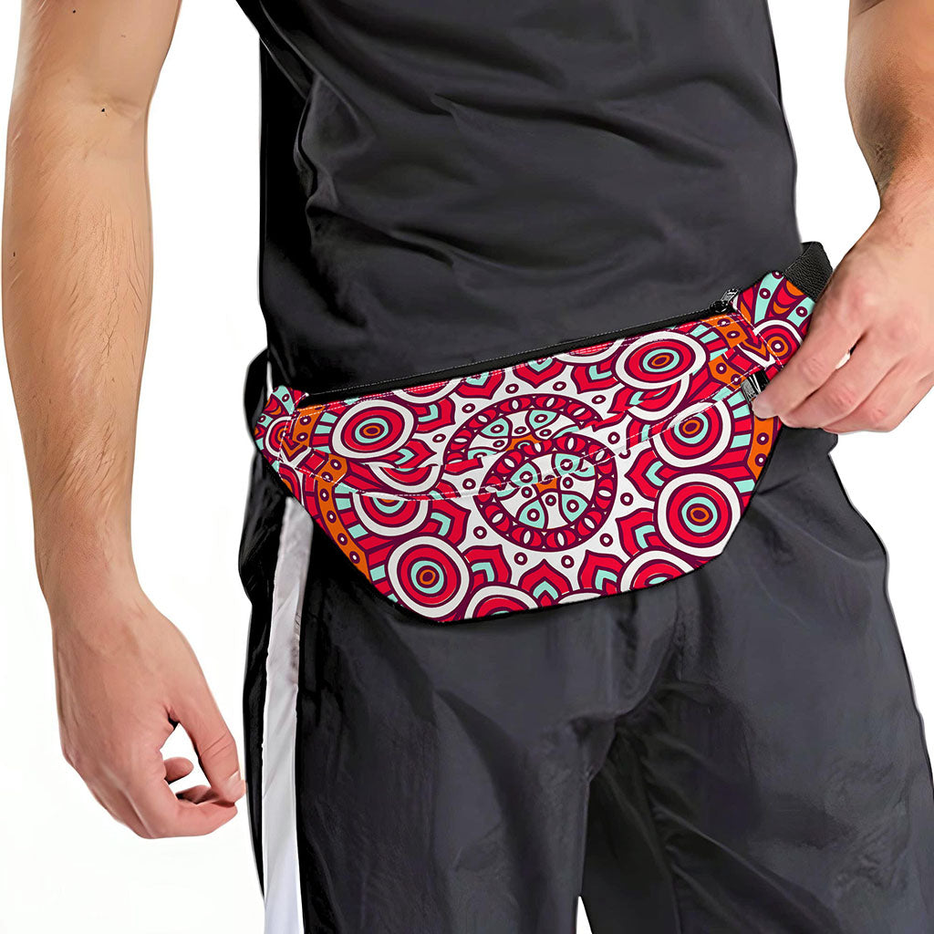 Vintage Indian Mandala Print Fanny Pack