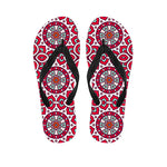 Vintage Indian Mandala Print Flip Flops