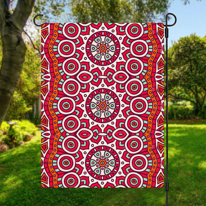 Vintage Indian Mandala Print Garden Flag