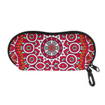 Vintage Indian Mandala Print Glasses Case