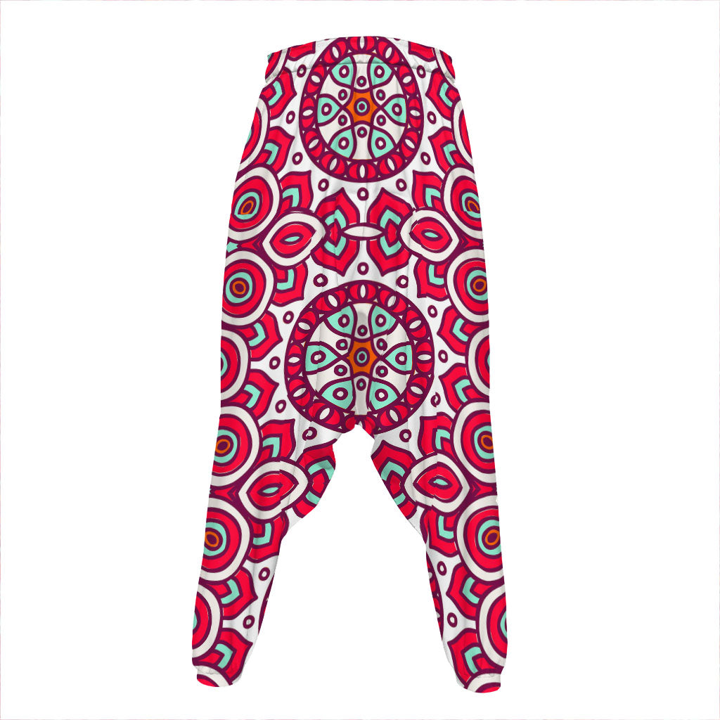 Vintage Indian Mandala Print Hammer Pants