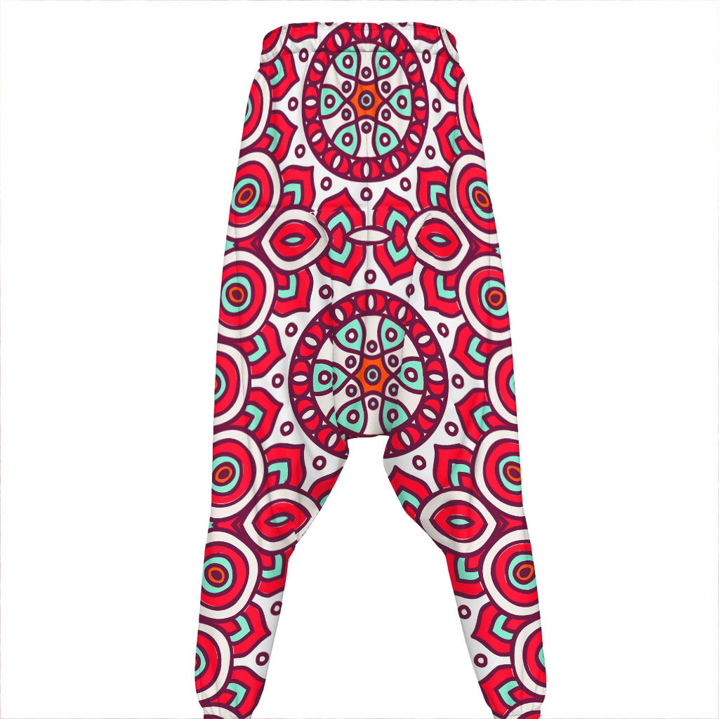 Vintage Indian Mandala Print Hammer Pants
