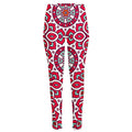 Vintage Indian Mandala Print High-Waisted Pocket Leggings