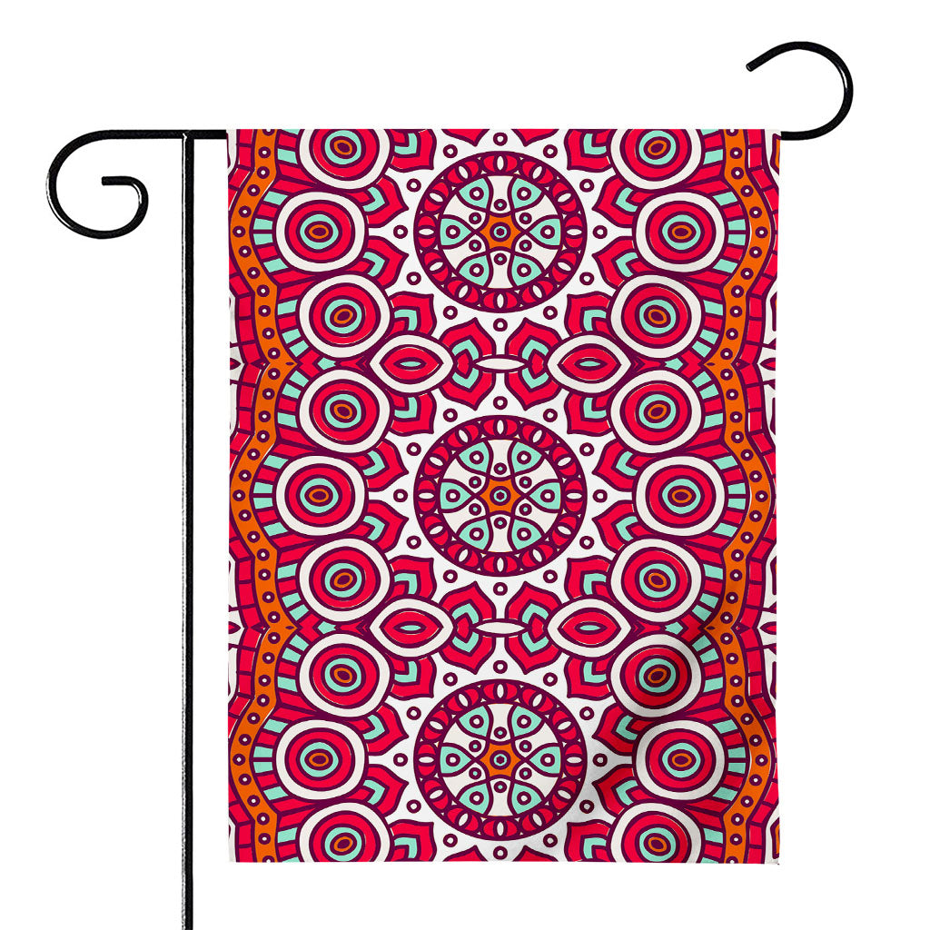 Vintage Indian Mandala Print House Flag