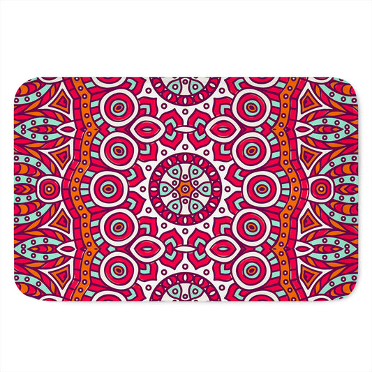 Vintage Indian Mandala Print Indoor Door Mat