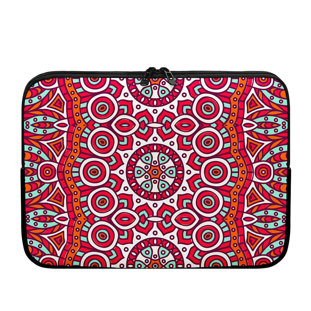 Vintage Indian Mandala Print Laptop Sleeve