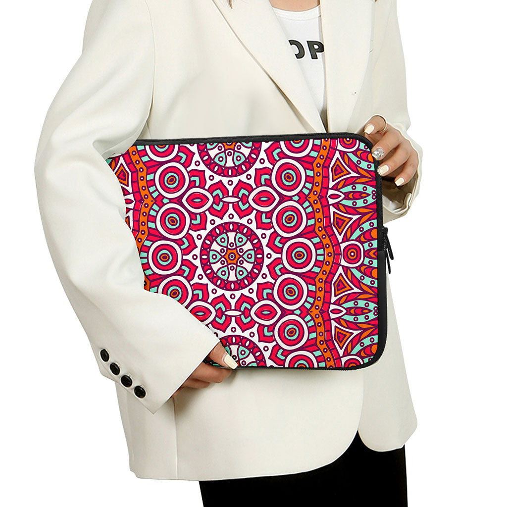 Vintage Indian Mandala Print Laptop Sleeve