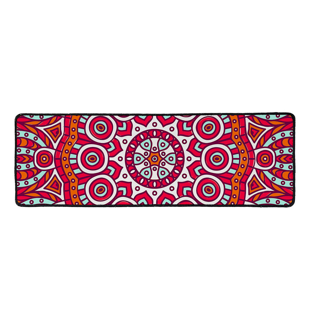 Vintage Indian Mandala Print Long Kitchen Mat