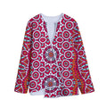 Vintage Indian Mandala Print Long Sleeve Short Coat