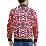 Vintage Indian Mandala Print Men's Bomber Jacket