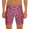 Vintage Indian Mandala Print Men's Long Boxer Briefs