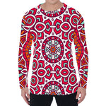 Vintage Indian Mandala Print Men's Long Sleeve T-Shirt