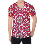 Vintage Indian Mandala Print Men's Shirt