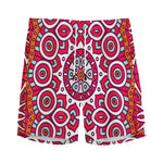 Vintage Indian Mandala Print Men's Sports Shorts