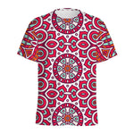 Vintage Indian Mandala Print Men's Sports T-Shirt