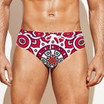 Vintage Indian Mandala Print Men's Swim Briefs