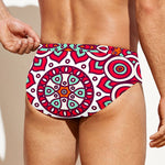 Vintage Indian Mandala Print Men's Swim Briefs