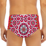 Vintage Indian Mandala Print Men's Triangle Swim Briefs