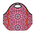 Vintage Indian Mandala Print Neoprene Lunch Bag