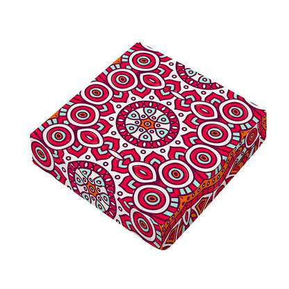 Vintage Indian Mandala Print Outdoor Seat Cushion Cover