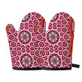 Vintage Indian Mandala Print Oven Mitts