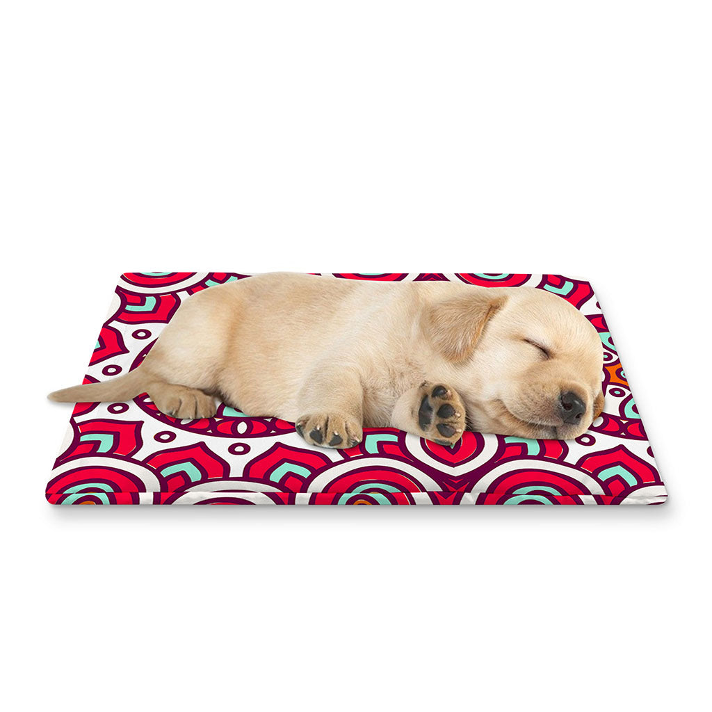 Vintage Indian Mandala Print Pet Cooling Mat Cover