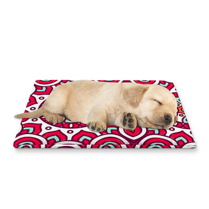Vintage Indian Mandala Print Pet Cooling Mat Cover