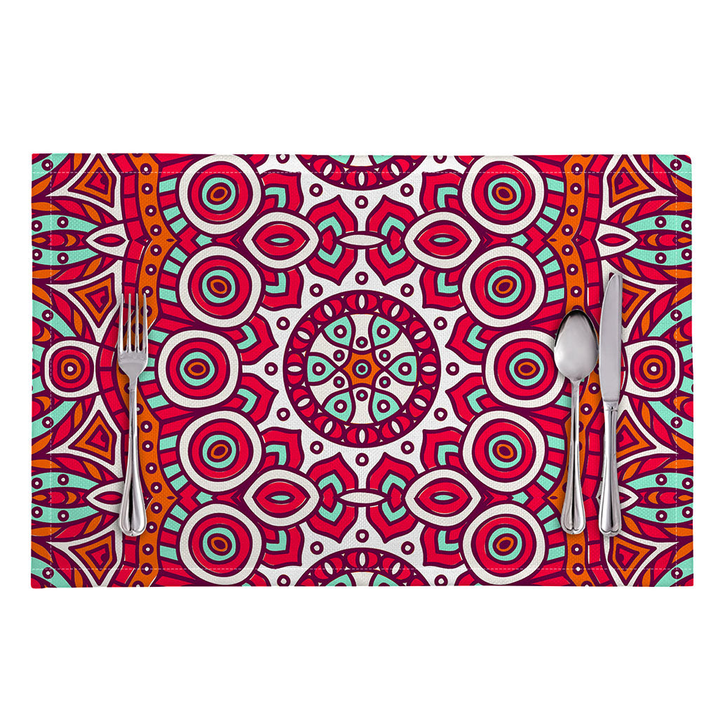 Vintage Indian Mandala Print Placemat