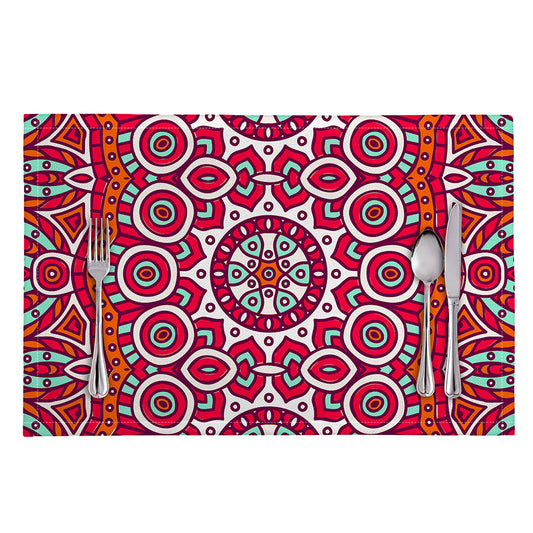 Vintage Indian Mandala Print Placemat