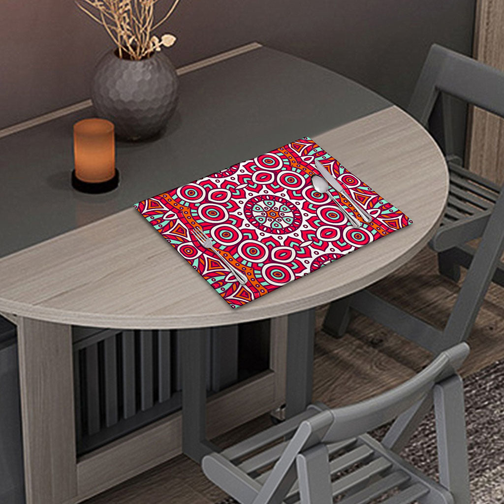 Vintage Indian Mandala Print Placemat